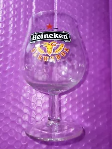 Retired Heineken TARWEBOK 5 1/2" tall Stemmed Beer Glass - Picture 1 of 4