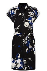WAREHOUSE WATERCOLOUR SHIRT DRESS 18 - Picture 1 of 3