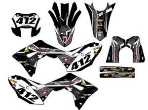 2019-2024 CRF 450 X PODIUM Black Senge Graphics Kit Compatible with Honda - Picture 1 of 10