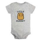 Little Nugget Funny Bodysuits Baby Romper Infant Kids Jumpsuits Graphic Outfits