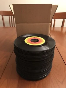 Lot of (65) Random Country 45 RPM Records - Picture 1 of 3