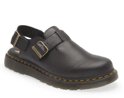 Dr. Martens Jorge Men's Leather Slingback Mules Clog Shoes Sandals Black Size 14 - Image 1 of 4