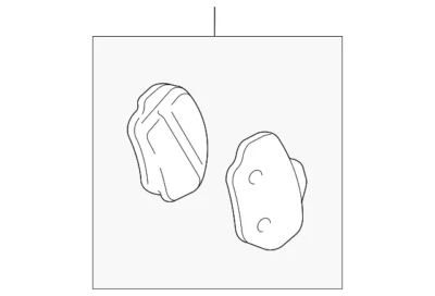 Juego de pastillas de freno de disco delanteras genuinas Lexus GX460 2020-2023 04465-35330 Foto 1 de 2
