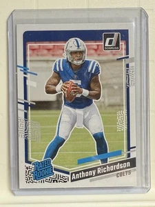 Anthony Richardson 2023 Panini Donruss Base RC Rated Rookie Colts #343 - Picture 1 of 2