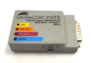 Allied Telesyn AT-210TS Twisted Pair Transceiver IEEE 802.3 10 Base T - Picture 1 of 4