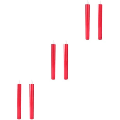  3 Paare Flameless Kerze flackern rauchloser LED -Kerze für die - Bild 1 von 4