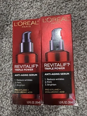 L'Oreal Revitalift Triple Power Anti-Aging Serum Lot Of 2 - Image 1 of 3