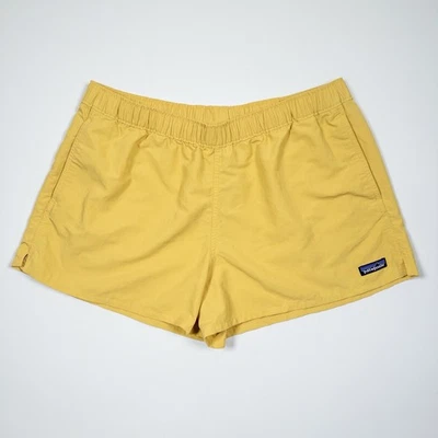 Pantalones Cortos Patagonia Mujer’s Baggies Amarillo Talla L Nailon Reciclado Nadar Exterior Foto 1 de 4