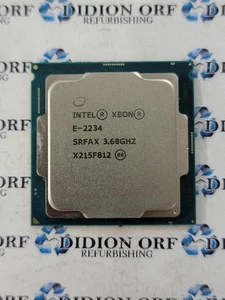 INTEL Xeon E-2234 SRFAX 3.6 GHz 8 MB 71 W SKU 15444 - Picture 1 of 2