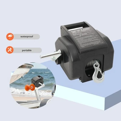 12V 2000LBS Elektrische Seilwinde mit Fernbedienung für Boot ATV Trailer Truck - Bild 1 von 4