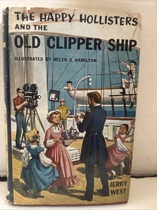 The Happy Hollisters and the Old Clipper Ship Jerry West 1956 MCMLVI HC/DJ - Bild 1 von 7