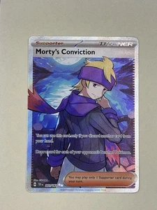 Morty's Conviction 201/162 SV05: Temporal Forces Holo NM - Picture 1 of 2