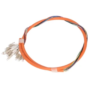 Fiber Optic Cable 1.5meters/1.6yd 12 Strand Multimode Low Insertion Loss Cer NEW - Afbeelding 1 van 12
