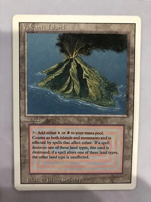 Volcanic Island (x1)- Revised Edition - (RM) 4RCards - Image 1 of 2