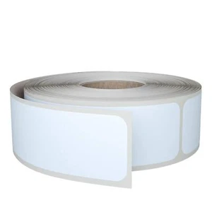 1x3 inch (7.5cm x 2.5cm) Adhesive Labels Rectangle White Sticker Rolls, 250 P... - Picture 1 of 7