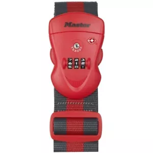 Master Lock Gepäckgurt 4702 zur Koffersicherung - Bild 1 von 1