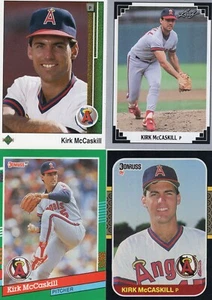 KIRK McCASKILL Lot of 23 Different MLB Premium Baseball Cards California Angels - Picture 1 of 6