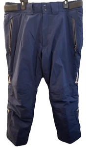 Mens Alaskan HardGear by Duluth Trading Blue Snow Pants Bib Overalls Large 30 - Picture 1 of 10