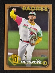 2024 Topps Series 1 - Joe Musgrove #205 Gold /2024 - Picture 1 of 2