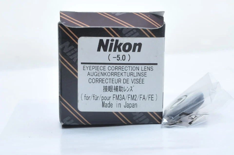 New Nikon Eyepiece Correction Lens -5.0D diopter F F2 F3 FM FM2 FA FE2 FM2 FM3A - Image 1 of 1