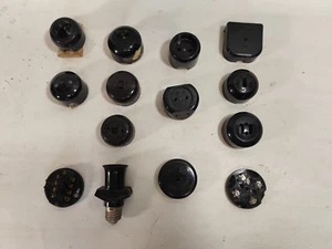 Lot uralt Bakelit Schalter Steckdose Lampe Fassung Elektrik Installation 1940 #1 - Bild 1 von 11