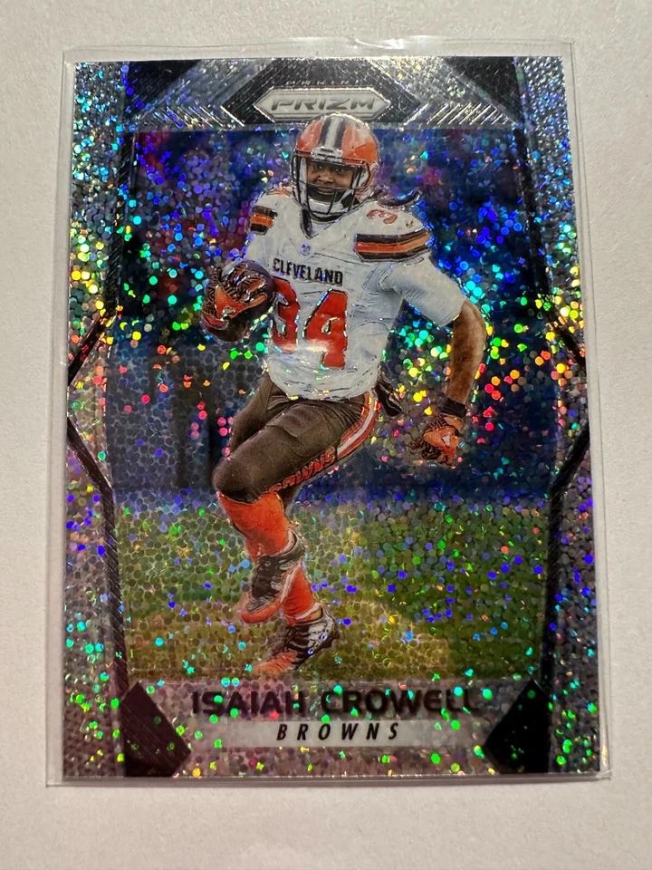 K20,356 - 2017 Panini Prizm Prizms White Sparkle #99 Isaiah Crowell - Image 1 of 1