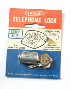 Ferum Telephone Lock cd1015 Vintage Rotary Phones - Picture 1 of 1