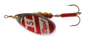 Mepps Spinner Aglia Amerika`s Nr.1 (silber, rot, weiß) Gr. 5 - Bild 1 von 2