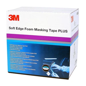 3M 50421 Soft Edge Foam Masking Tape PLUS 21mm x 49m Door Jambs - Picture 1 of 2