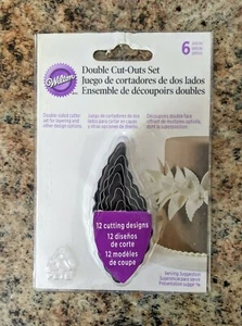 Juego de 6 recortes dobles Wilton Leaf - Imagen 1 de 2