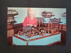 Vintage Postcard Model Of Steel Mill Carved Of Walnut And Ivory Unposted