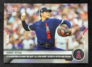SHOHEI OHTANI 2021 TOPPS NOW #508 ALL-STAR GAME 1ST EVER STARTING HITTER-PITCHER - Picture 1 of 2