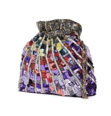 Alice + Olivia Odessa Sequins Evening Bag. NWT. Retail- $350 - Image 1 of 4