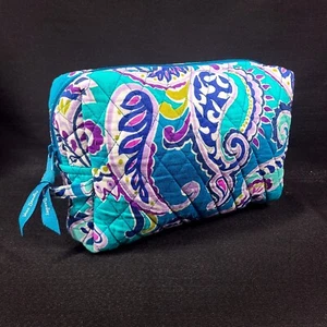 Vera Bradley Waikiki Kosmetiktasche Medium Paisley türkis mehrfarbig Make-up Beuteltasche - Bild 1 von 7