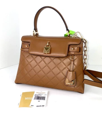 Bolso Michael Kors Gramercy Asa Superior Mediano Cuero Bellota Repujado B2C Foto 1 de 4
