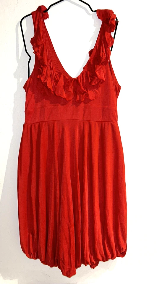 Submarine Girls Dress  Kids Size  12 Style 5394F Red Ruffles New - Изображение 1 из 3