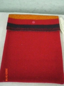  Tanz Regalia Tasche, rot 3 Band Breitstoff Beutel, Druckknopfleiste vorne, 8" x 10" - Bild 1 von 3