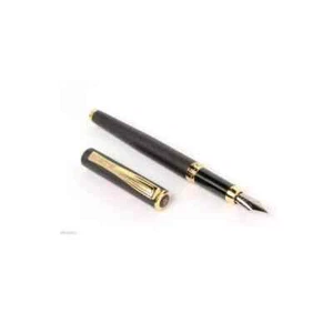 Pierre Cardin Golden Eye Fountain Pen F/Shipping - Foto 1 di 3