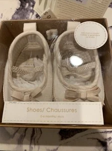 Natures Purest Baby Girl Shoes 0-6 Months - Picture 1 of 3