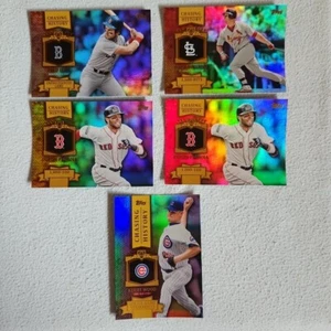 2013 Topps Chasing History Gold Foil Card Lot - Lynn-Pedroia-Wood-Holliday - Picture 1 of 11