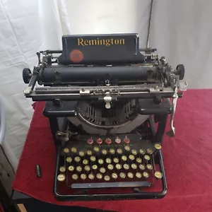 Macchina da scrivere manuale Remington Model 5 QWERTY meccanica nera - Foto 1 di 12