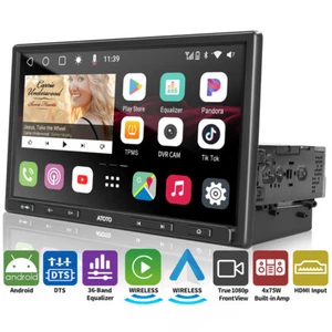 ATOTO S8 1/2DIN Android 10-Zoll Autoradio 4+32G GPS 4G LTE ChatGPT-AI 4x75W RMS - Bild 1 von 8