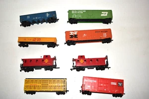 Konvolut 8 HO Güterwagen Begleitwagen Box Vieh Gondel Hopper Modelleisenbahn - Bild 1 von 4