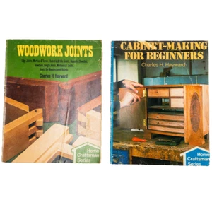 Woodwork Joints Cabinet-Making for Beginners C. H. Hayward - Lot of 2 - VTG 1979 - Picture 1 of 23