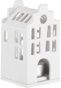 Räder Mini Lichthaus Stadthaus Windlicht Teelichthalter Porzellan Deko - Bild 1 von 3