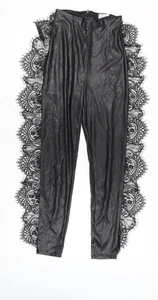 The Dolls House Women's Black Lace Leggings S - Picture 1 of 12