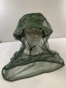 US Military Digital Camo Jungle Boonie Hunting Hat Size L Mosquito Net Zip Up - Picture 1 of 13