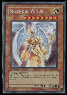 Yugioh Splendid Venus TDGS-EN094 1st Edition Secret Rare NM - Image 1 of 2