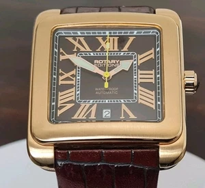 Large Gents PVD Gold Plated Rotary Editions Automatic Watch Series 702C - Picture 1 of 9