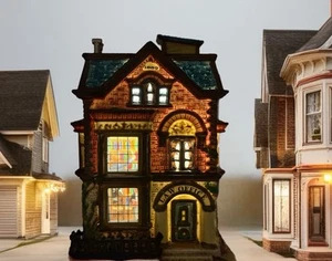 Raro Lemax Navidad Caddington Village Edificio Oficina Legal con Departamento 56 Luces - Imagen 1 de 24